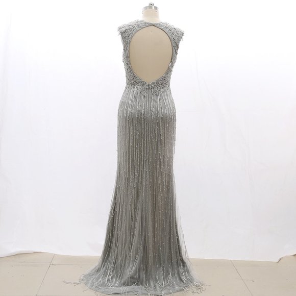 Dresses Luxury Crystals Tassel Prom Dress Evening Gown Poshmark